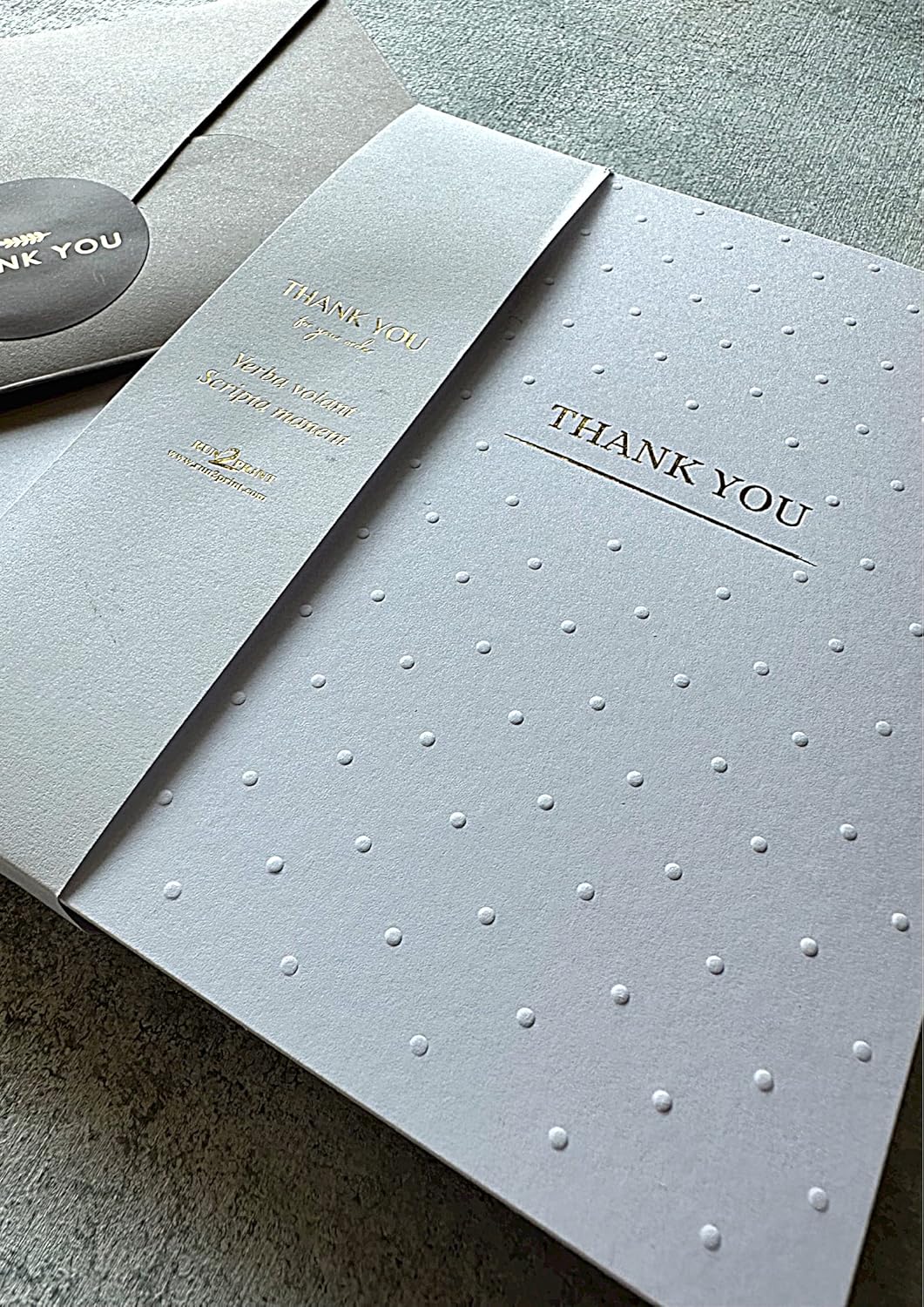 Elegant White Thank You Cards With Envelopes & Gold Foil Sticker Bulk - Suitable for Wedding, Baby Shower, Business, Graduation, Bridal Shower, Funeral All Occasion Cards (White Pack of 36)