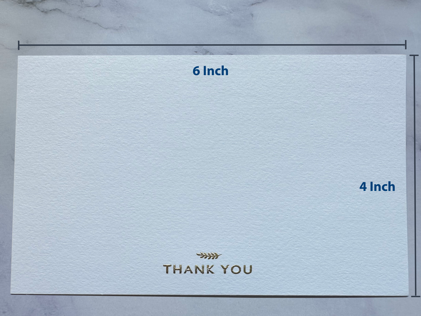 Thank You Cards White