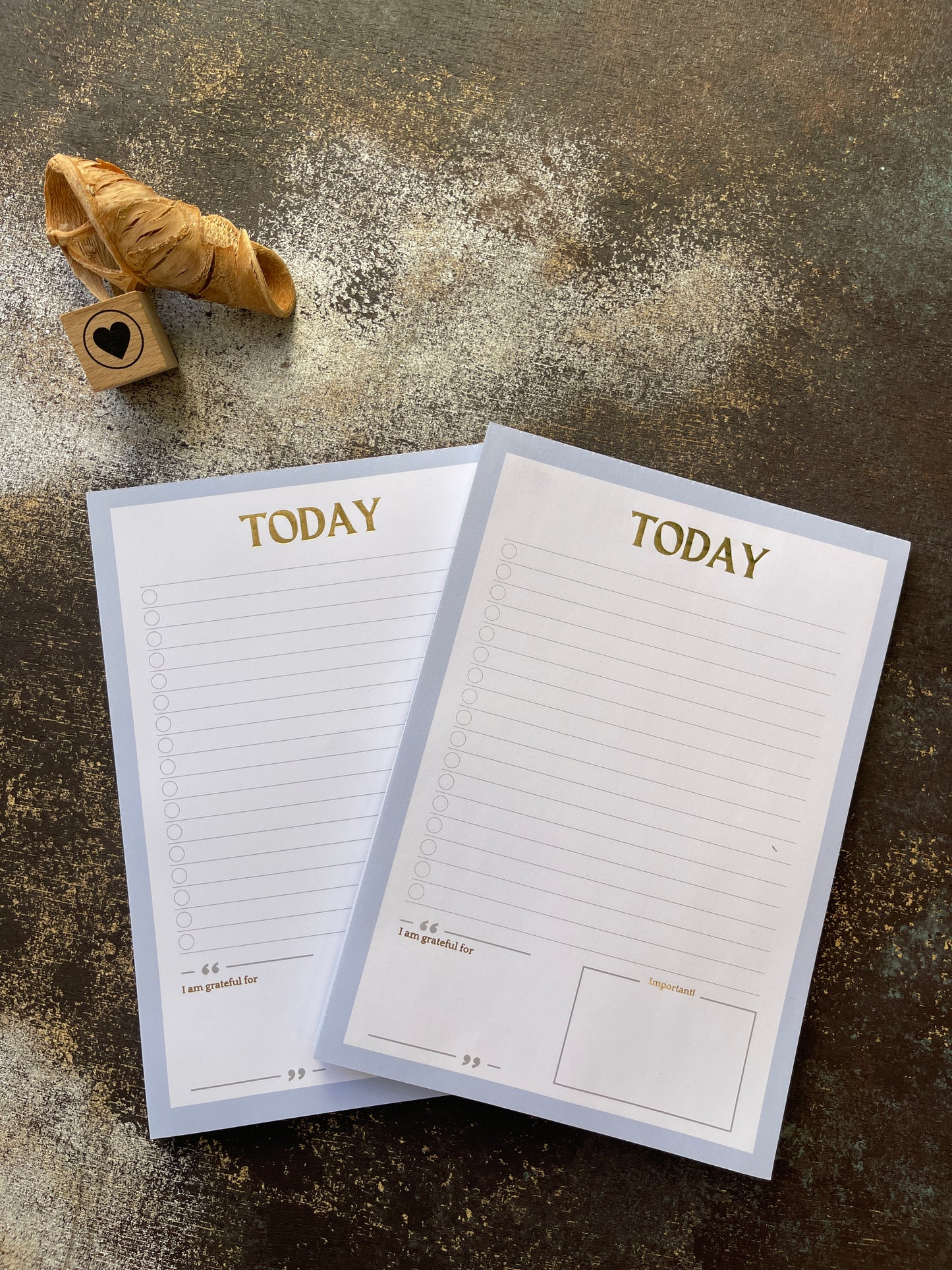 Blue Elegant To Do List Notepads (2 Pack of 50 pages)